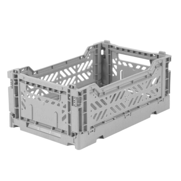 AyKasa Folding Crate Mini Box - Grey