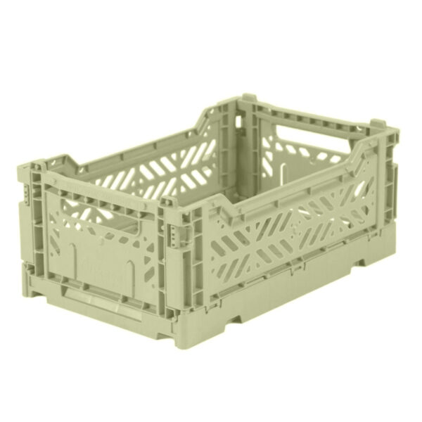AyKasa Folding Crate Mini Box - Lime Cream