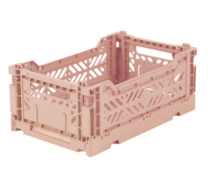 AyKasa Folding Crate Mini Box - Milk Tea