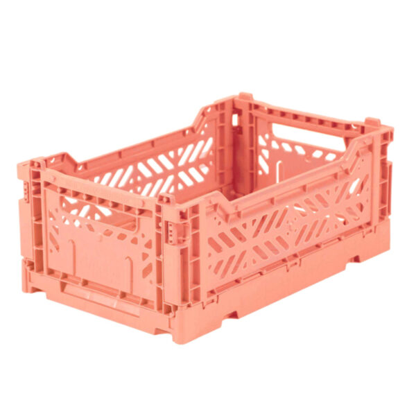AyKasa Folding Crate Mini Box - Salmon