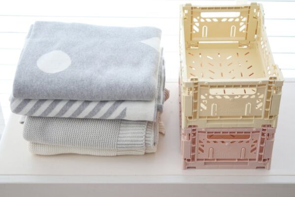 AyKasa Folding Crate Maxi Box - Salmon