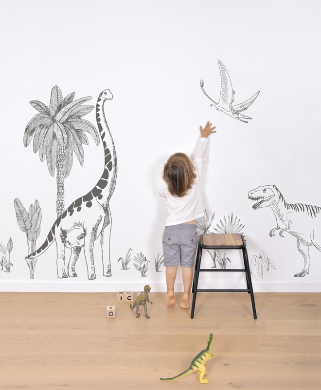 Lilipinso Dinosaurus Behang - Jurassic Period (400b x 248h)