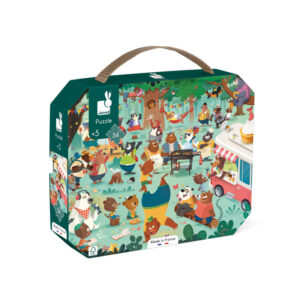 Janod Puzzel Koffer - De Berenfamilie (vanaf 5 jaar)