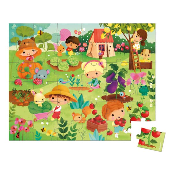 Janod Puzzel - De Tuin (vanaf 4 jaar)