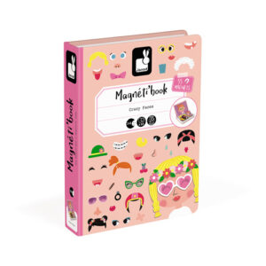 Janod Magneetboek - Gekke Gezichten Meisjes +3jr