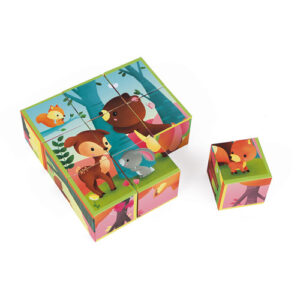 Janod Kubkid Blokken - Bos Dieren +2jr