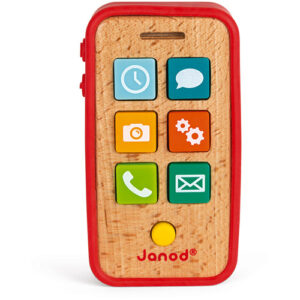 Janod Telefoon met Geluid - Rood +18m