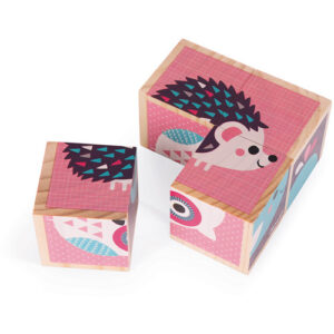 Janod Houten Blokken - Baby Dieren +1jr