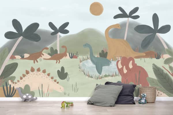 Lilipinso Sunny Behang Paneel - Dinosaurus XL