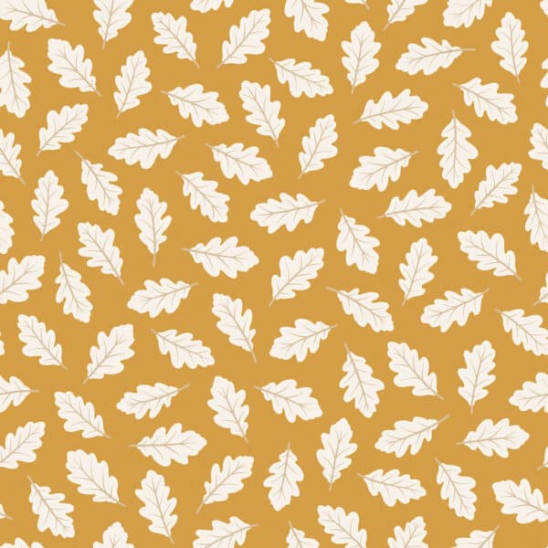 3700412474457 Lilipinso Joro Behang - Oak Leaves Curry H0694