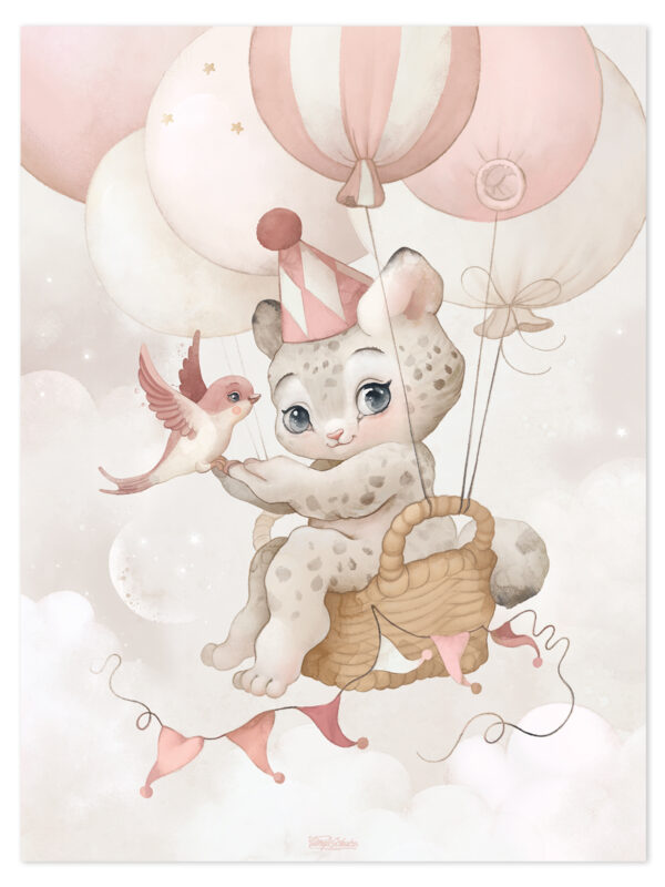 Lilipinso Selene Poster - Cheetah Journey