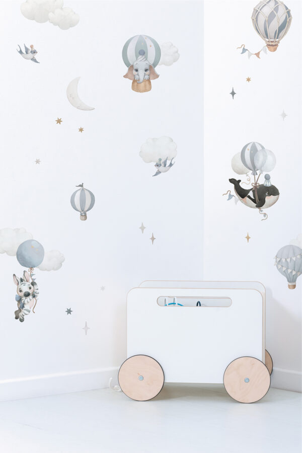 Lilipinso Selene Muurstickers A3 - Feathers Pink
