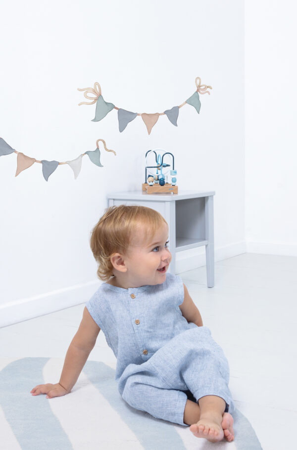 Lilipinso Selene Muurstickers Medium - Pennant Garlands Blue
