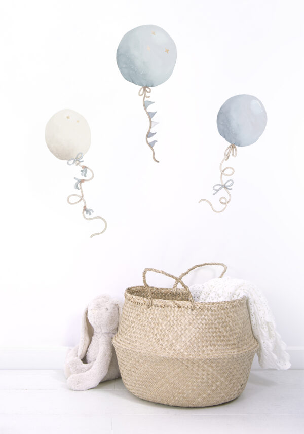 Lilipinso Selene Muurstickers XL - Large Balloons Blue