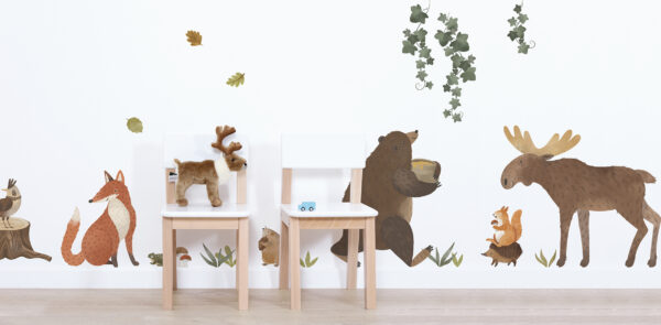 Lilipinso Norwood Behangstaal - Little Forest Friends