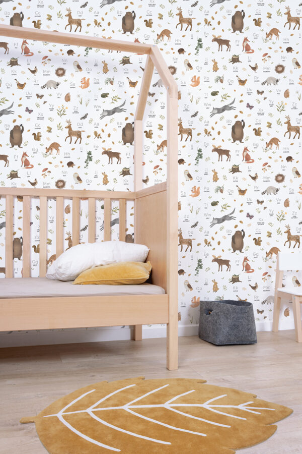 Lilipinso Norwood Behangstaal - Forest ABC
