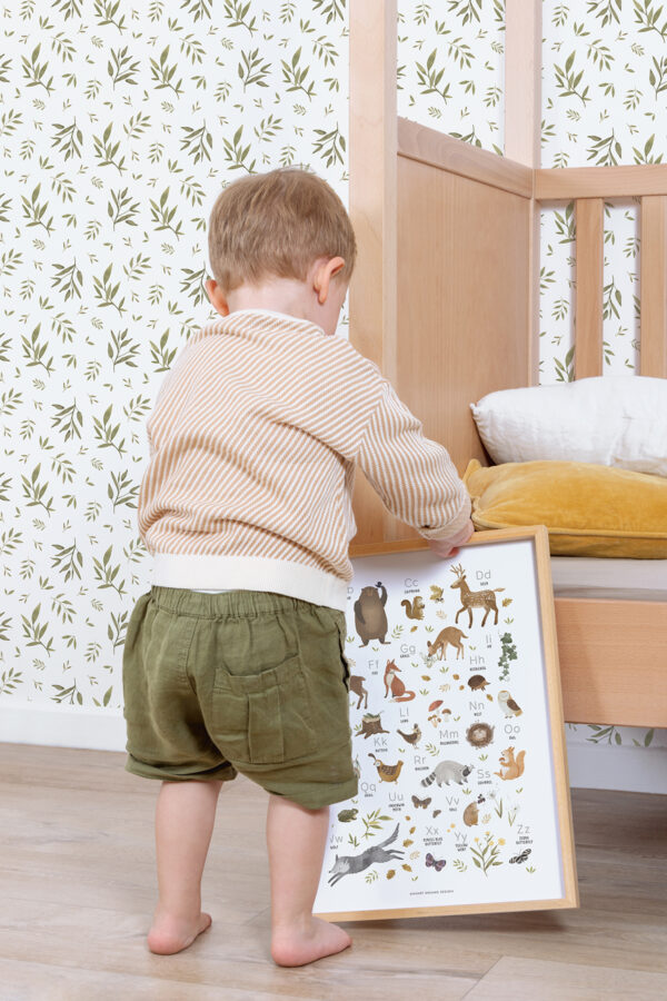 Lilipinso Norwood Behangstaal - Foliage (camel)