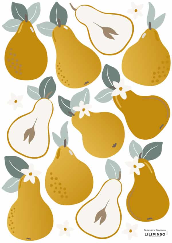 3700412484999 Lilipinso Louise Muurstickers A3 - Peren - (1)