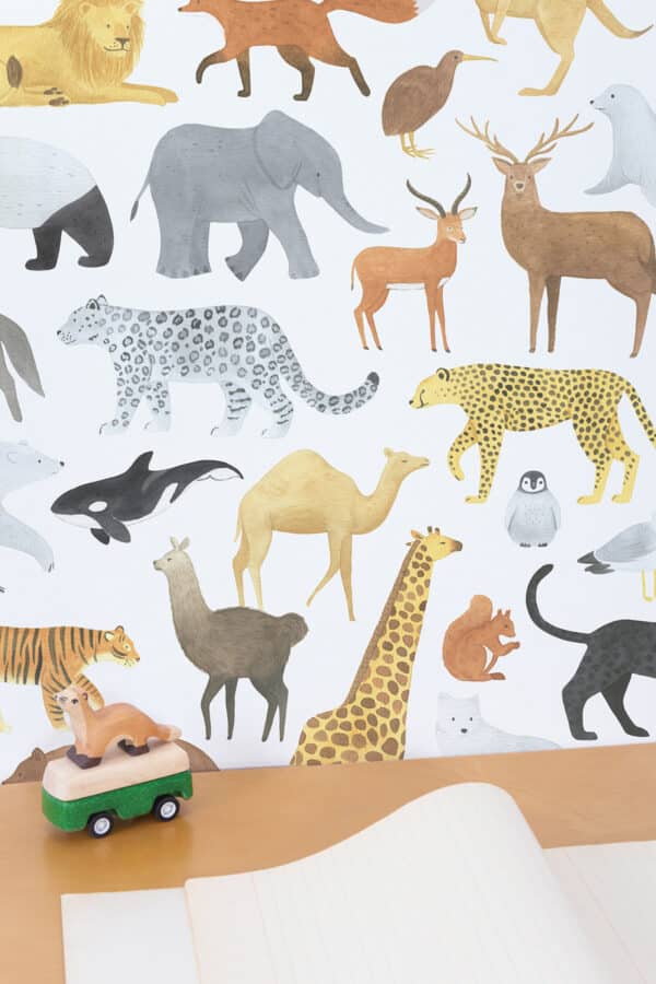 Lilipinso Living Earth Behangstaal - Dieren van de Wereld