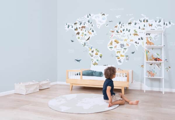 Lilipinso Living Earth Behang - Dieren van de Wereld