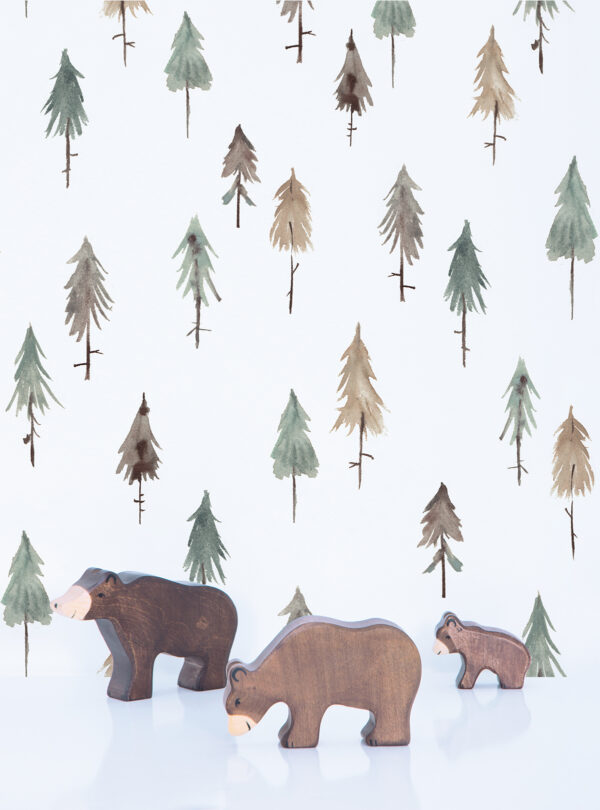 Lilipinso Kharu Behang Paneel - Birch Forest