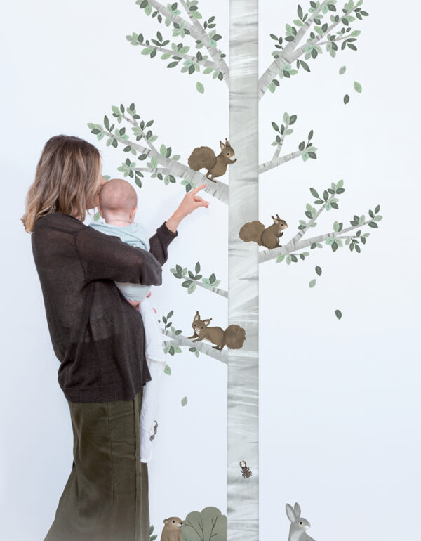 Lilipinso Kharu Muurstickers XL - Tree Climbing