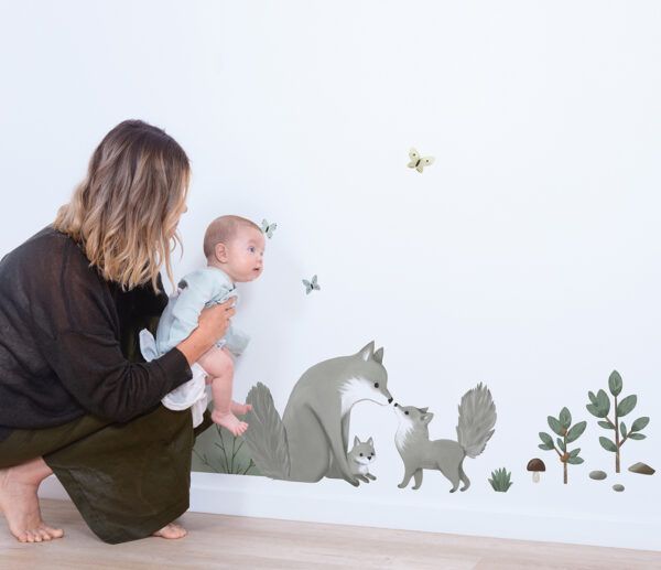 Lilipinso Kharu Muurstickers XL - Wolfs Family