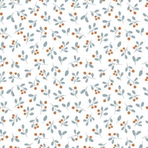 3700412485651 Lilipinso Joro Behang - Wild Berries White H0696