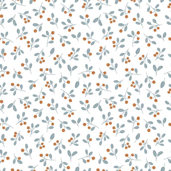 3700412485651 Lilipinso Joro Behang - Wild Berries White H0696