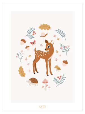 3700412485712 Lilipinso Joro Poster - Sweet Fawn P0322_01 - (2)