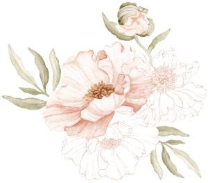 Lilipinso Islandic Poppies Muurstickers XL - Large Pretty Poppy
