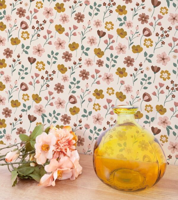 3700412486139 Lilipinso Capucine Behang - Tiny Flowers - (4)