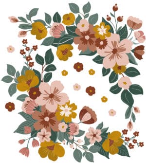 3700412486245 Lilipinso Capucine Muurstickers XL - Blooming Ornaments