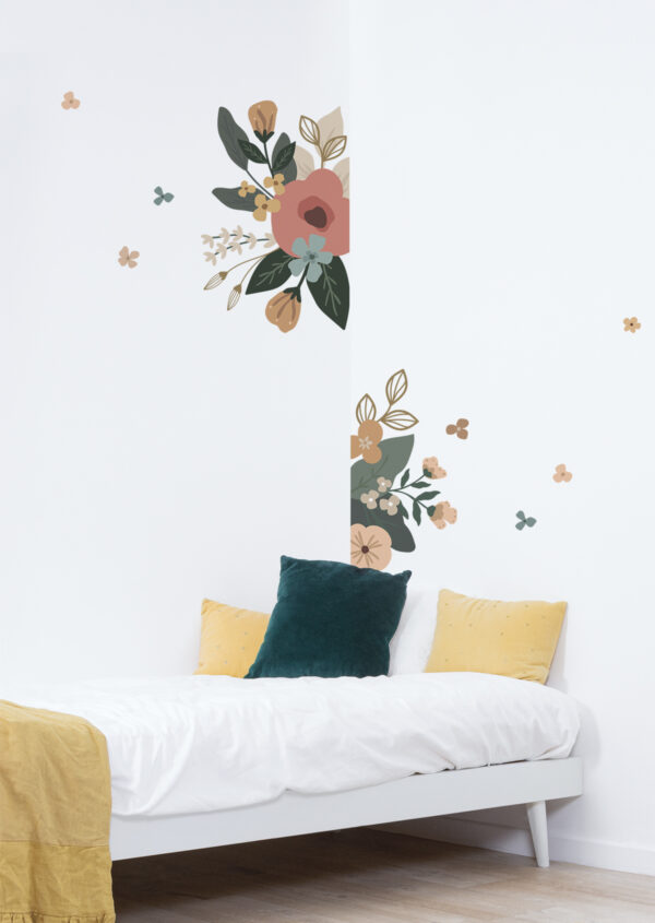 Lilipinso Bloem Muurstickers XL - Large Colorful Flowers
