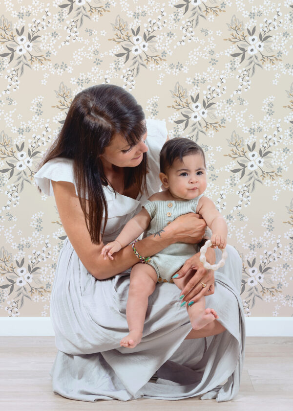 Lilipinso Braylynn Behang - Floral Constellation (wheat)