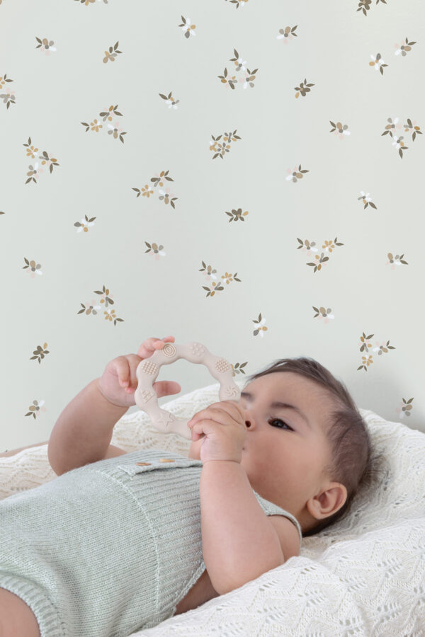 Lilipinso Braylynn Behangstaal - Floral Whisper (light pistachio)