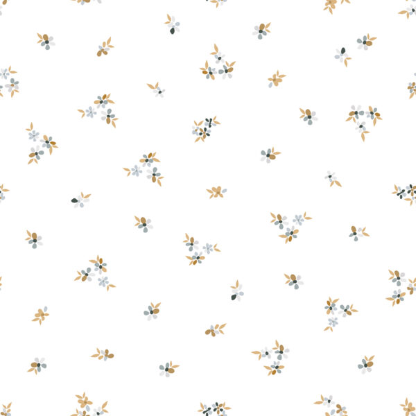 Lilipinso Braylynn Behangstaal - Floral Whisper (snow)