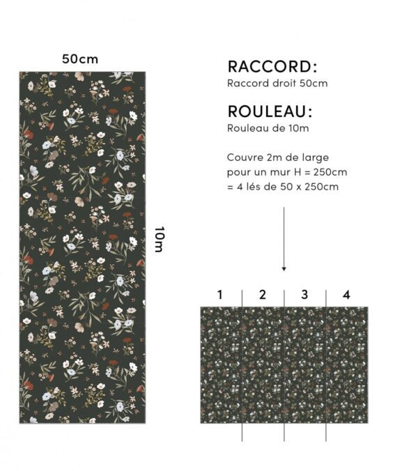3700412486917 H0717 Lilipinso Lilydale Behang - Floral Poetry Dark - (4)