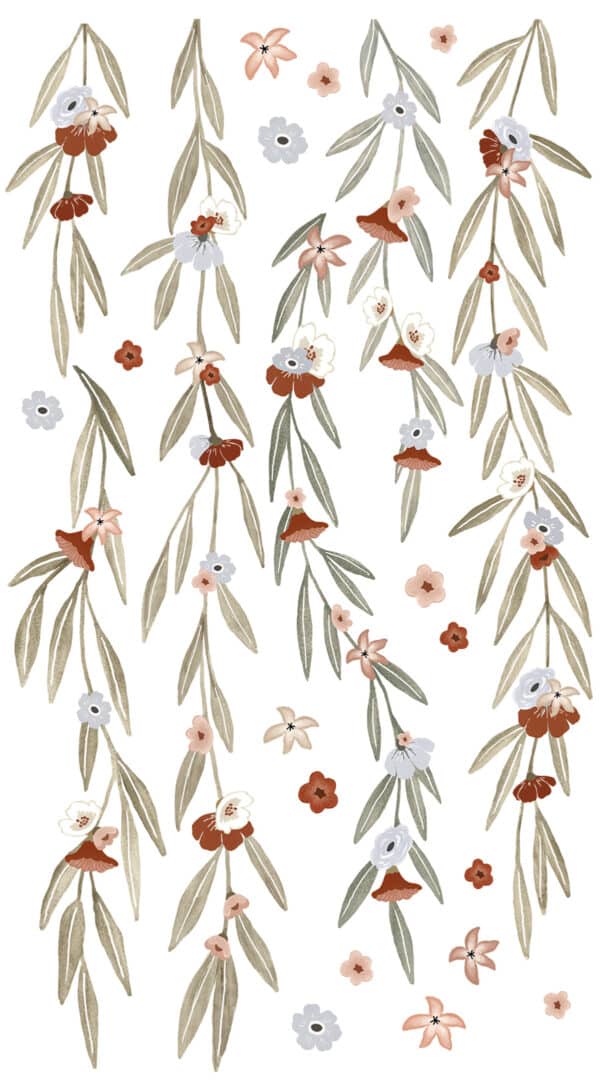 3700412487020 Lilipinso Lilydale Muurstickers XL - Eucalyptus Lianen S1502