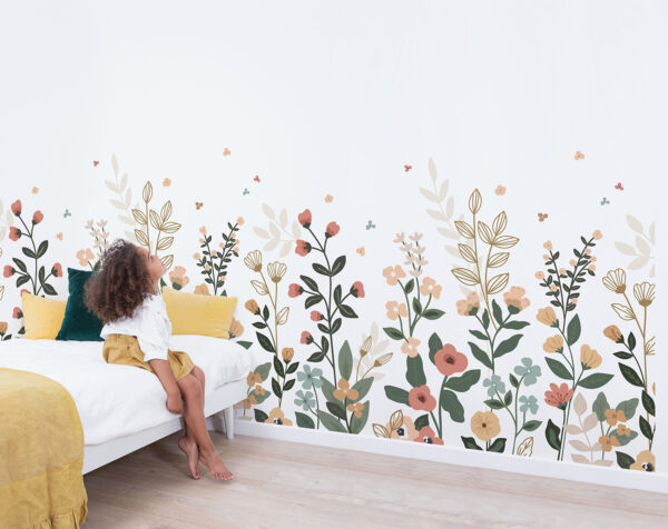 Lilipinso Bloem Behang Paneel - Lush Flowers