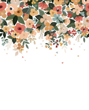 Lilipinso Bloem Behang Paneel - Lush Flowers