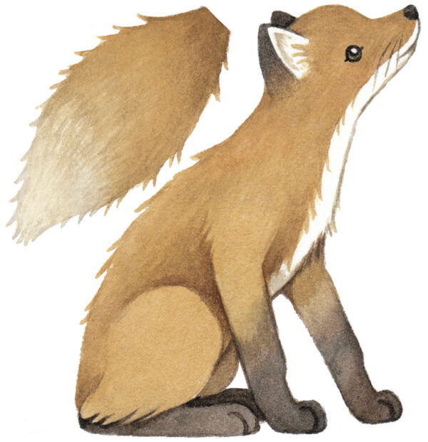 Lilipinso Oh Deer Muursticker XL - Vos