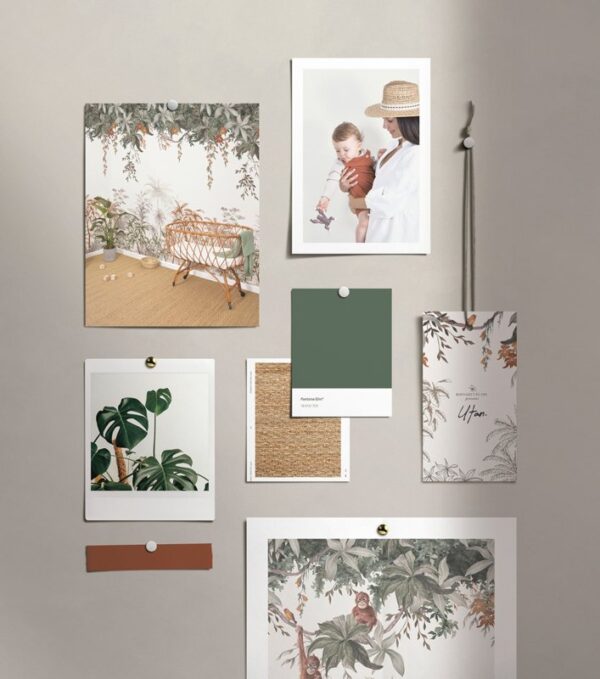 Lilipinso Utan Behang Paneel - Jungle Landscape (200 x 248 cm)