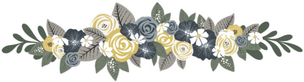 Lilipinso Floral Peacock Muursticker XL - Bouquet of Flowers