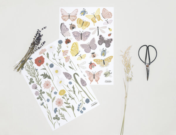 Lilipinso Countryside Muurstickers A3 - Wildflowers Papaver