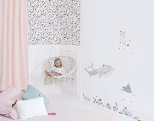 Lilipinso Ocean Field Muurstickers A3 - Ocean Flowers