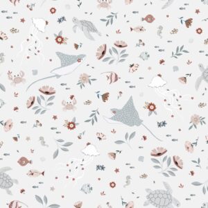 Lilipinso Behang Sample Ocean Field - Dreamy Sealife