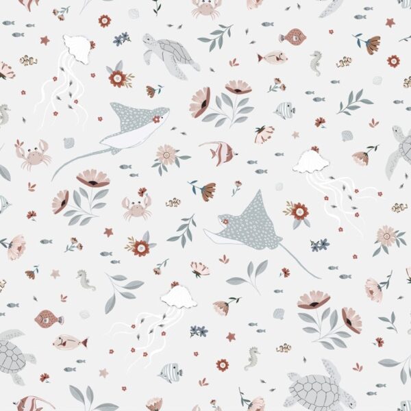 Lilipinso Behang Sample Ocean Field - Dreamy Sealife
