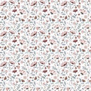 Lilipinso Behang Sample Ocean Field - Ocean Flowers