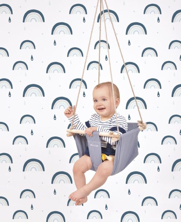 Lilipinso Paradisio Muurstickers MINI - Mini Geo Blue and Grey (op=op)